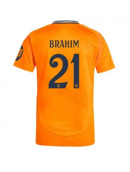 Real Madrid Brahim Diaz #21 Replika Borta Kläder 2024-25 Kortärmad